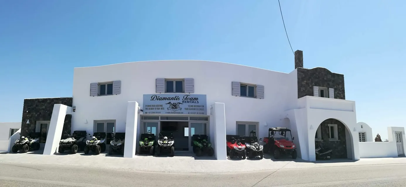 Diamantis Team Rentals Santorini - Rent an ATV, Buggy, Scooter - Fira - Akrotiri - Santorini